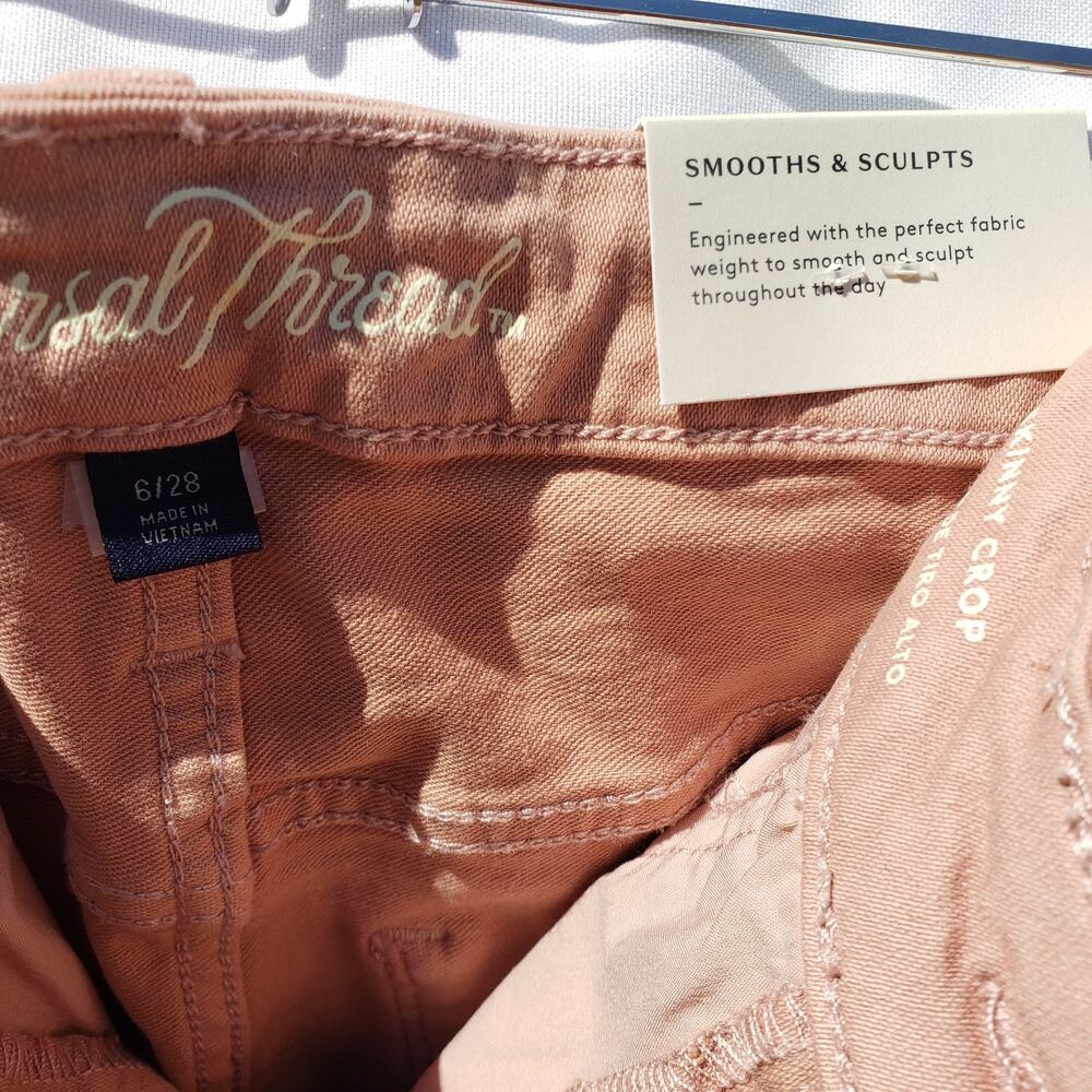 Universal Thread High Rise Skinny Crop Jeans 6 - Picture 5 of 8